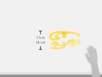 Aristo AR-5039 Burmesterset 3 Delig Geel Transparant - thumbnail