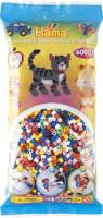 Hama midi strijkkralen kleuren mix (00), 6000st. - thumbnail