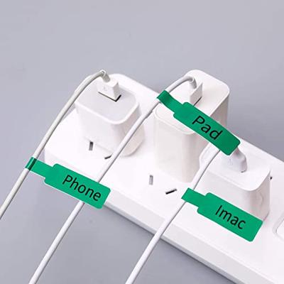 NIIMBOT A2K18638901 Etiketten (rol) 72 x 12.5 mm Groen 60 stuk(s) Kabeletiketten