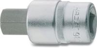 HAZET Dopsleutelbit 986-19 · 1/2 inch (12,5 mm) vierkant hol · Binnen-zeskant-profiel · SW 19 mm - thumbnail