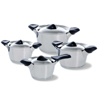 Q-linair Classic pannenset 4-delig - thumbnail