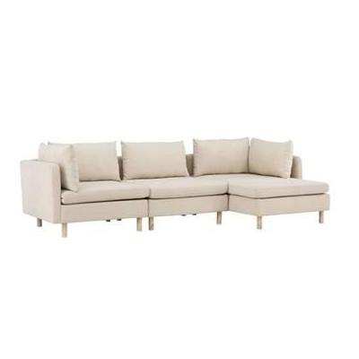 Nohr 3-zits Loungebank 'Sharen' Rechts, kleur Beige