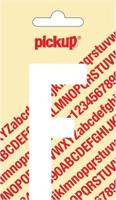 Plakletter Nobel Sticker witte letter F Pickup - Pickup - thumbnail