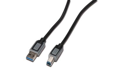 Digitus DK-112300 USB 3.0 kabel (A/B-stekker, 100 cm), zwart