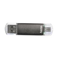 Hama FlashPen Laeta Twin USB-stick smartphone/tablet Grijs 16 GB USB-A 2.0, Micro-USB 2.0 - thumbnail