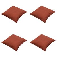 Pillow 45 x 45 Piping Panama terra (4 stuks) Madison - Madison - thumbnail