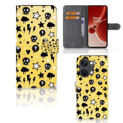 Telefoonhoesje met Naam OnePlus Nord 3 Punk Geel Telefoonhoesje met Naam OnePlus Nord 3 Punk Geel