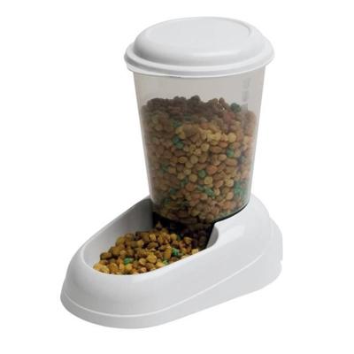 FERPLAST Dispenser Zenith 3L kunststof - 29,2x20,2x28,8 - Wit - Hond en kat