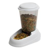 FERPLAST Dispenser Zenith 3L kunststof - 29,2x20,2x28,8 - Wit - Hond en kat - thumbnail