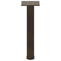 Salontafelpoten 4 st 30-32 cm staal naturel - thumbnail