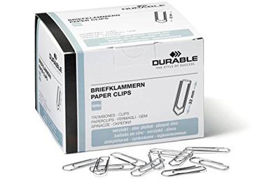 Durable Bureauklemmen 121125 32 mm 1000 stuk(s)