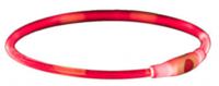 TRIXIE HALSBAND USB FLASH LIGHT LICHTGEVEND OPLAADBAAR ROOD 65X0,8 CM - thumbnail