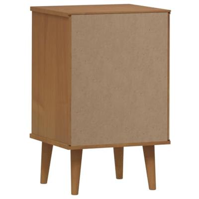 Nachtkastje MOLDE 40x35x65 cm massief grenenhout bruin