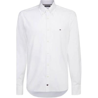 Tommy Hilfiger slim fit overhemd wit Tommy Hilfiger slim fit overhemd wit