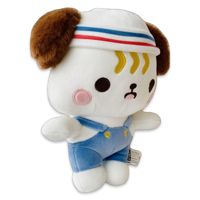 Kenji Yabu Kland Soba Ji hond knuffel - 28 cm - thumbnail