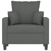 Fauteuil 60 cm stof donkergrijs - thumbnail