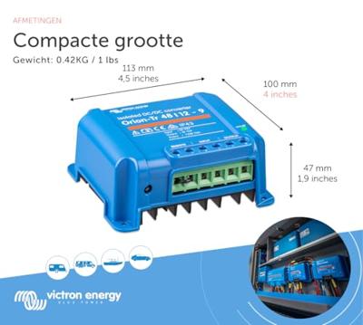 Victron Energy Orion-Tr 48/12-9A DC/DC-converter 48 V/DC - 12 V/DC/12.5 A 120 W