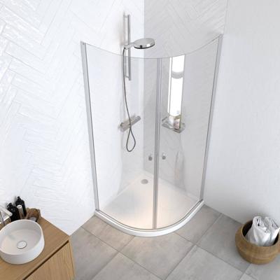 Sealskin Kwartronde Douchecabine Hooked Omkeerbaar 100x100 cm Zilver Sealskin Kwartronde Douchecabine Hooked Omkeerbaar 100x100 cm Zilver