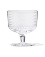 051 Aperitiefglas Bergen Glas Twist Reliëf (transparant) - thumbnail