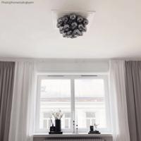 Plafondlamp &apos;Gross&apos; By Rydens glas 6x G9 lichtbron modern led lamp 50 cm - thumbnail