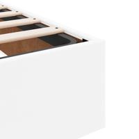 Bedframe zonder matras 120x190 cm kunstleer wit - thumbnail