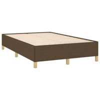 Boxspring met matras en LED stof donkerbruin 120x190 cm - thumbnail