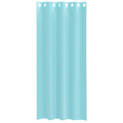 Gordijnen voile met doorvoertules 2 st turkoois