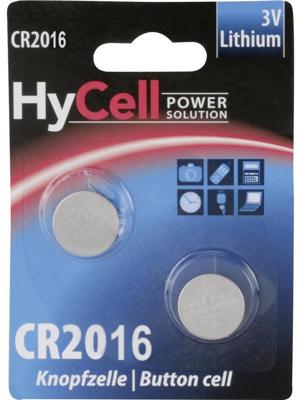 HyCell Knoopcel CR2016 3 V 2 stuk(s) 70 mAh Lithium CR 2016
