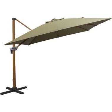 Zweefparasol Nancy - groen - 300x300 cm