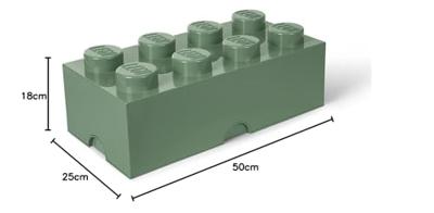 Room Copenhagen LEGO Storage Brick 8 Groen opbergdoos