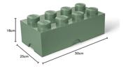 Room Copenhagen LEGO Storage Brick 8 Groen opbergdoos - thumbnail