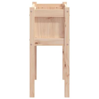VidaXL Plantenbak met poten 70x31x70 cm massief grenenhout