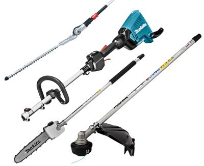 Makita dux60zx11 | 2x18 v combisysteem + bosmaaier-, heggenschaar- en kettingzaag opzetstuk | zonder accu's & lader - dux60zx11