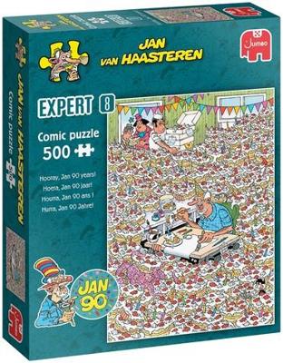 Jan van Haasteren Expert 8 - Hoera, Jan 90 jaar Puzzel 500 Stukjes