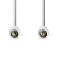 Coaxkabel 90 dB | IEC (Coax) Male - IEC (Coax) Male | 10 m | Wit - thumbnail