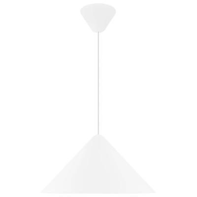 WItte hanglamp groot &apos;Nono&apos; E27 fitting rond 49 cm DFTP
