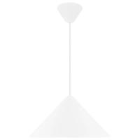 WItte hanglamp groot &apos;Nono&apos; E27 fitting rond 49 cm DFTP - thumbnail