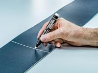 Pica 532/52 Permanent Pen | 1-2mm | Rond | Wit | Blister - PI53252SB - thumbnail