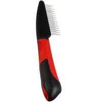 Hondenkam Roterende Tanden Kort/Lang 21 x 5 x 3 cm Flamingo Rood - thumbnail