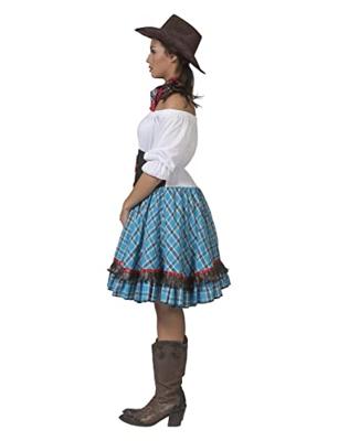 Cowgirl Jurk Abby Blauw