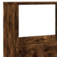 kamerscherm 100x33x155,5 cm bewerkt hout gerookt eikenkleurig - thumbnail