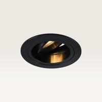 Inbouwspot Orano notte nera - Diameter 92mm - Rond - GU10-fitting - IP20 voor binnen - Zwart - Met doorlusbedrading - thumbnail