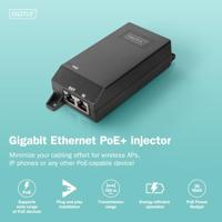 Digitus DN-95103-3 PoE adapter & injector Gigabit Ethernet - thumbnail