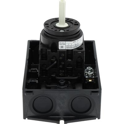 Eaton T0-4-8410/I1 Ster-driehoek-combinatie Voor bodembevestiging, In behuizing 1 x 60 ° Zwart 1 stuk(s) Piece