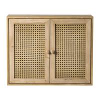 Webbing wandkast Bandung - naturel - 48.5x60x22 cm - thumbnail