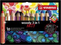 Kleurpotlood stabilo 880 woody 3 in 1 arty 10st | 5 stuks - thumbnail