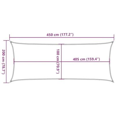 VidaXL Zonnezeil 160 g/m² 2x4,5 m hdpe taupe VidaXL Zonnezeil 160 g/m² 2x4,5 m hdpe taupe