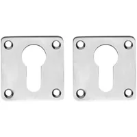 Cilinderrozetten 42x42x2mm rvs - thumbnail