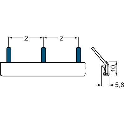 Siemens 5ST37651 Stiftlijst 63 A