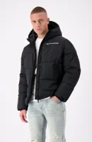 Black Bananas Block Puffer Jas Heren Zwart - Maat XL - Kleur: Zwart | Soccerfanshop - thumbnail